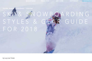 Ski & Snowboarding Gear Guide for 2018