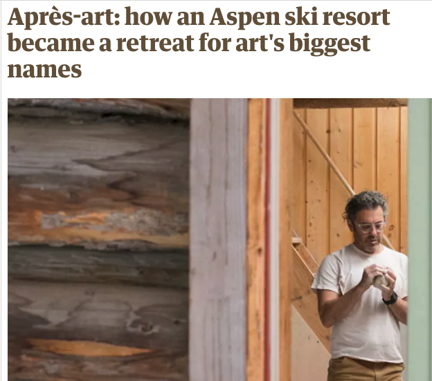 Media Coverage: “Après-art: how an Aspen ski resort became a retreat for art’s biggest names”
