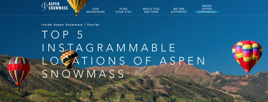 Top 5 Instagrammable Locations of Aspen Snowmass